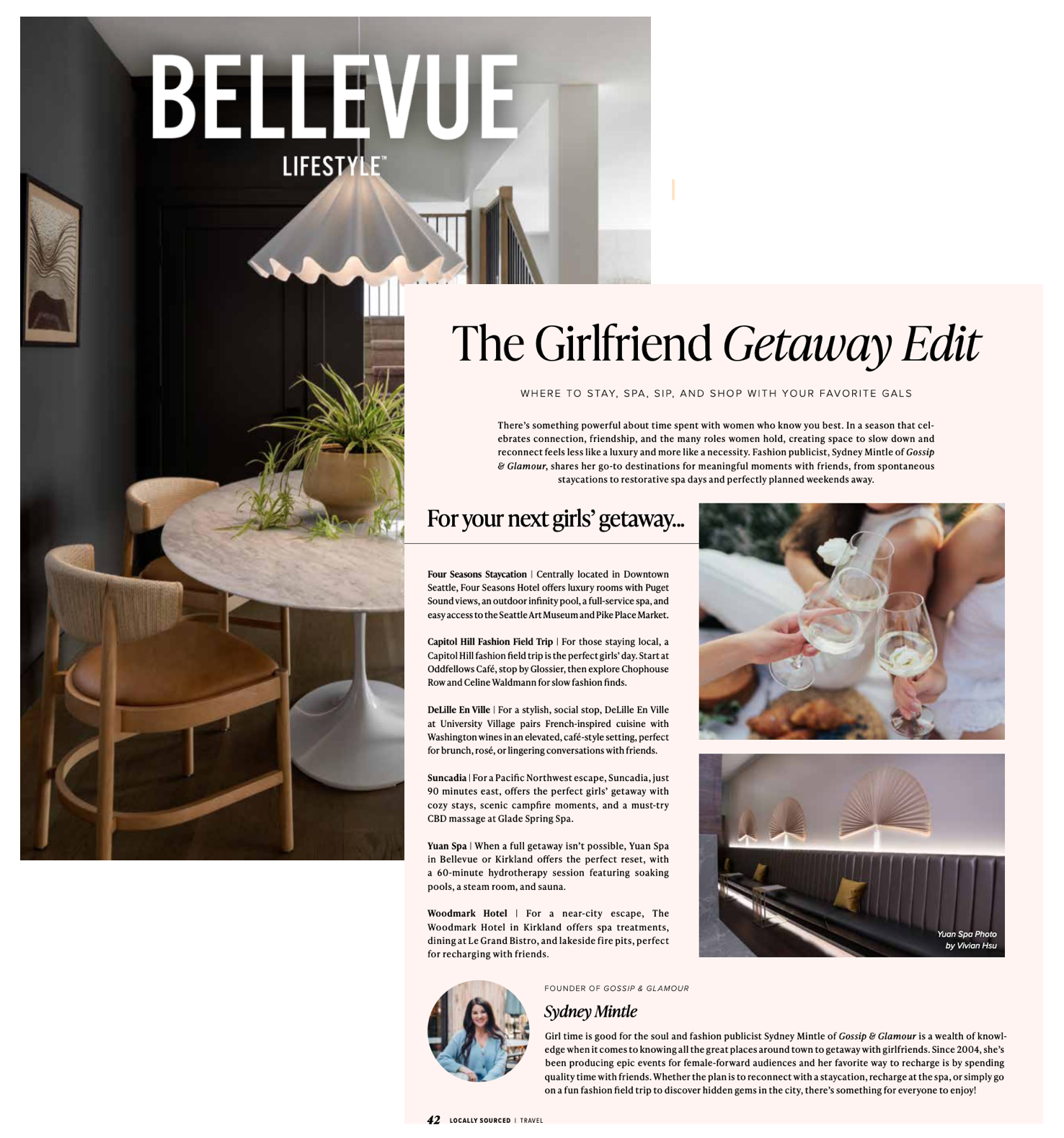 Sydney Mintle Featured in Bellevue Lifestyle Magazine