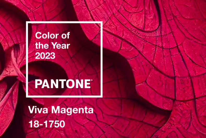 Viva Magenta is Pantone's color for 2023. It's the powerful red we