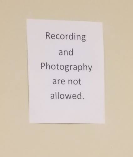 A SIGN POSTED AT THE BENEFIS PAIN CLINIC