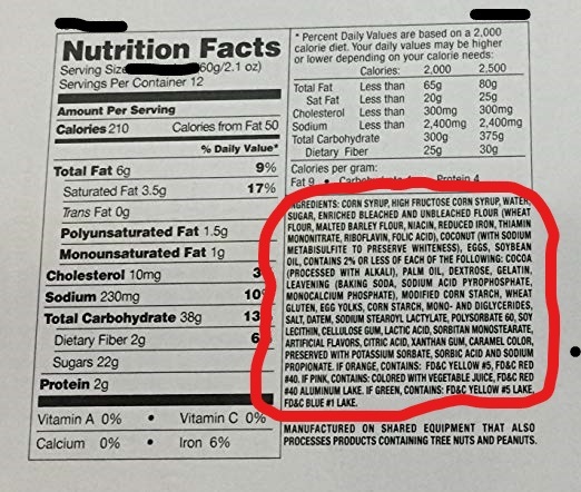 Ingredients On Food Labels Are Listed Alphabetically Quiz Just The 