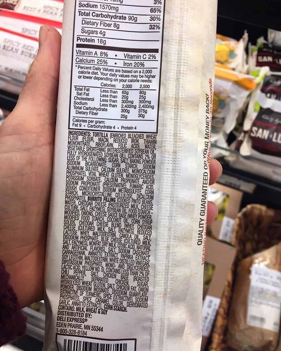 👉🏽When you shop for food, do you look at ingredient labels? 

👉🏽Do you take a moment to become aware of what and how many ingredients are in the foods you eat? 

👉🏽For healthy eating... the least amount of ingredients, the better.  And if you c