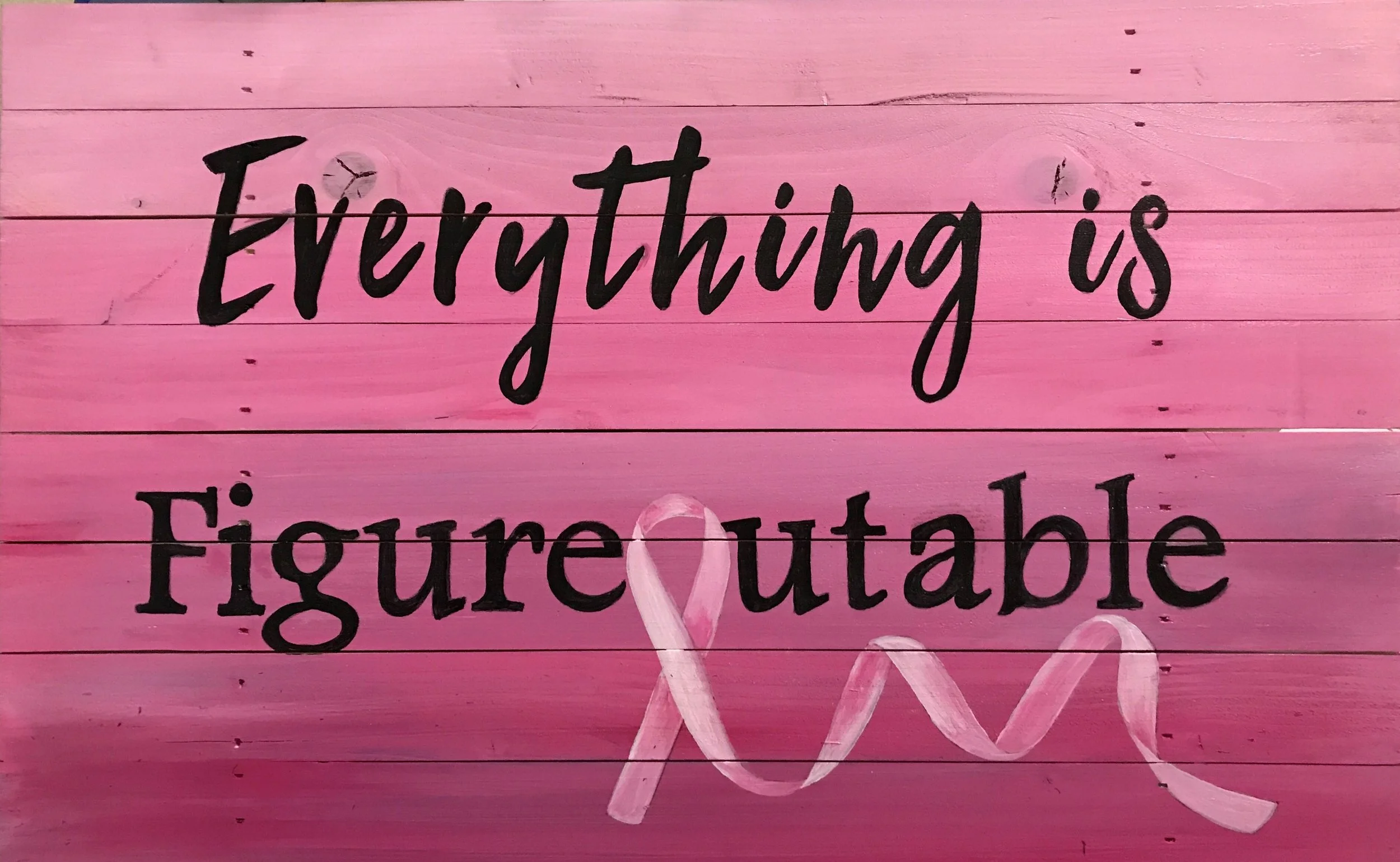 Pallet design for Susan G. Komen Foundation.