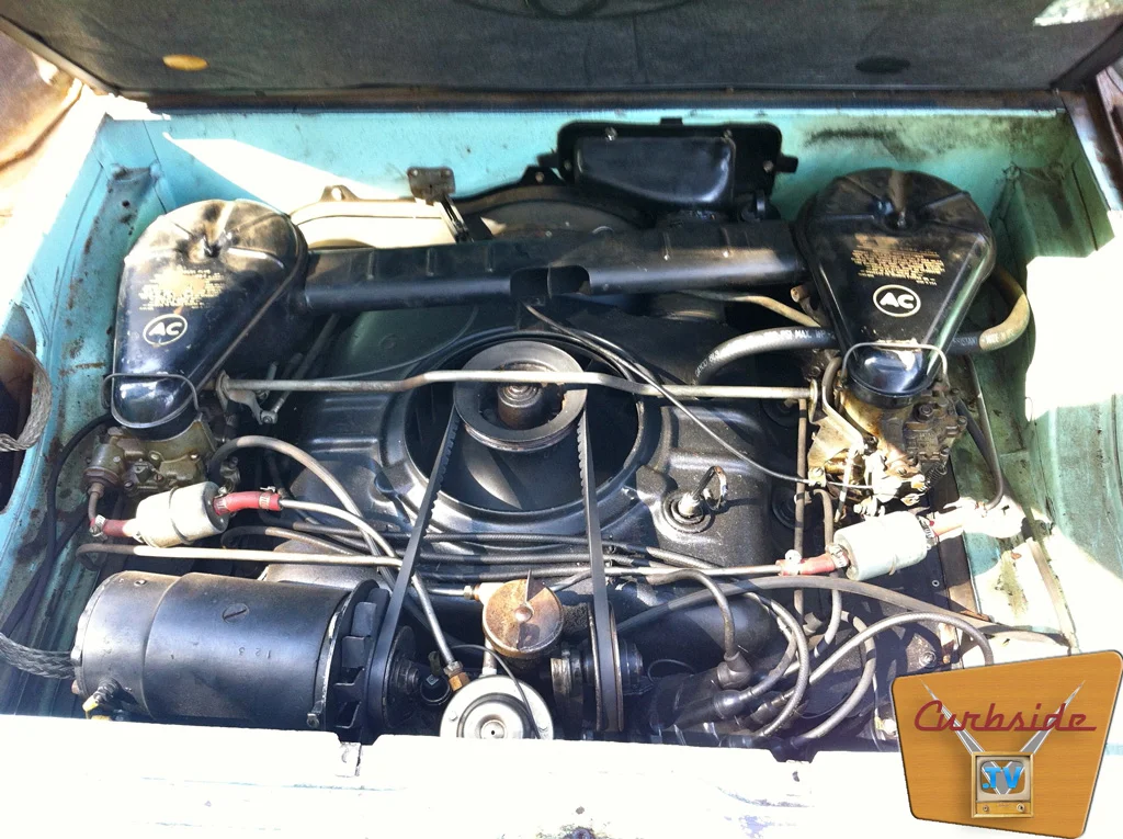 1961 Corvair Lakewood wagon engine
