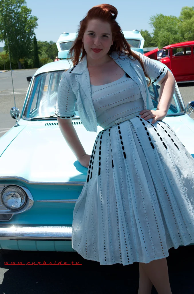 1961 Corvair Lakewood wagon and pin-up model