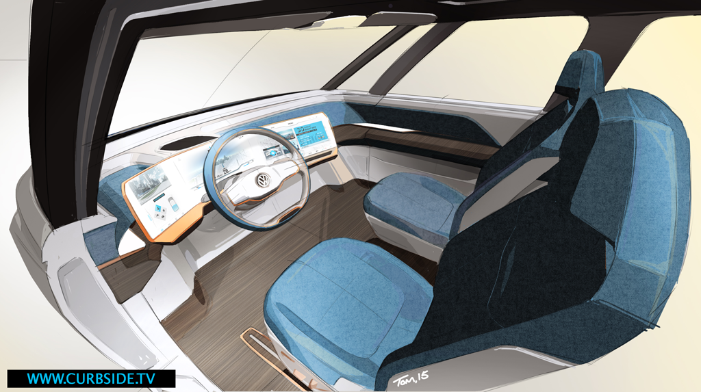 Volkswagen BUDD-e interior