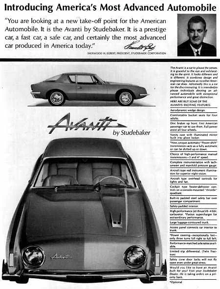 Studebaker Avanti Ad