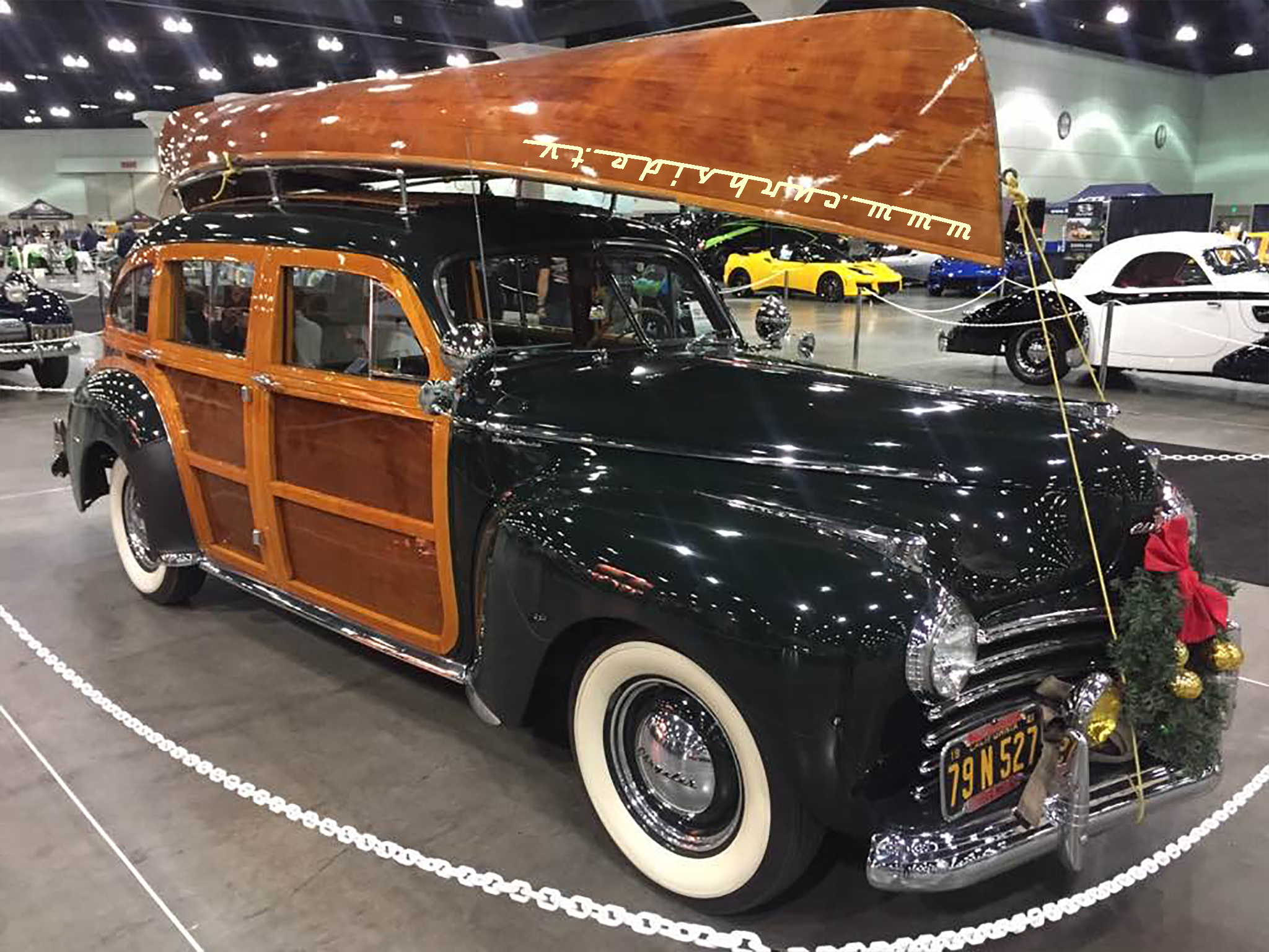 1941 Chrysler wagon with Chris Craft canoe