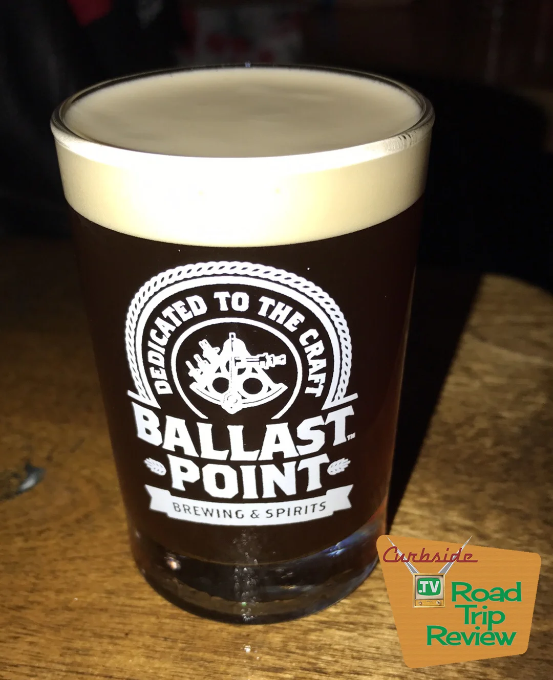 Ballast Point Brewery shot glass