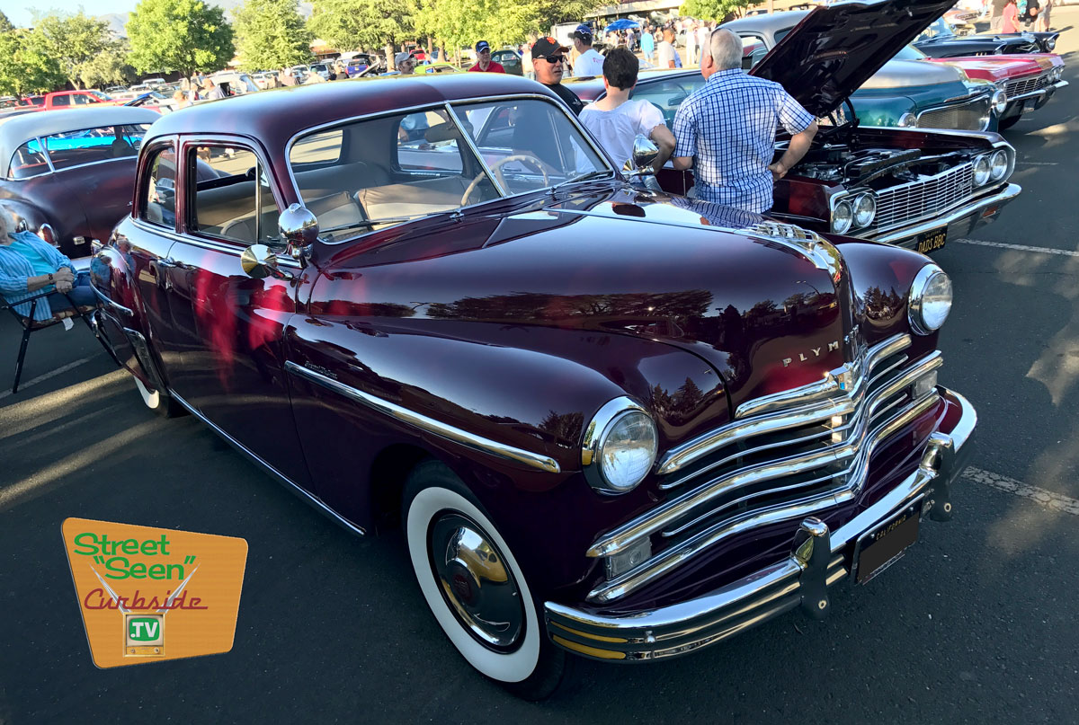 The one-family-owner 1949 Plymouth Super DeLuxe two-door sedan.&nbsp;