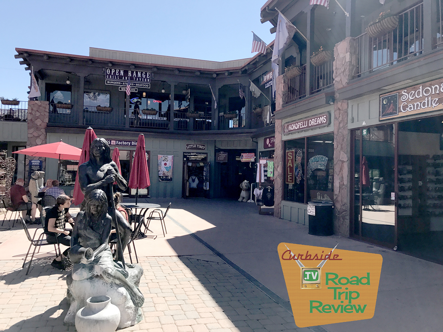 Sedona is a mixture of shopping, art and natural beauty