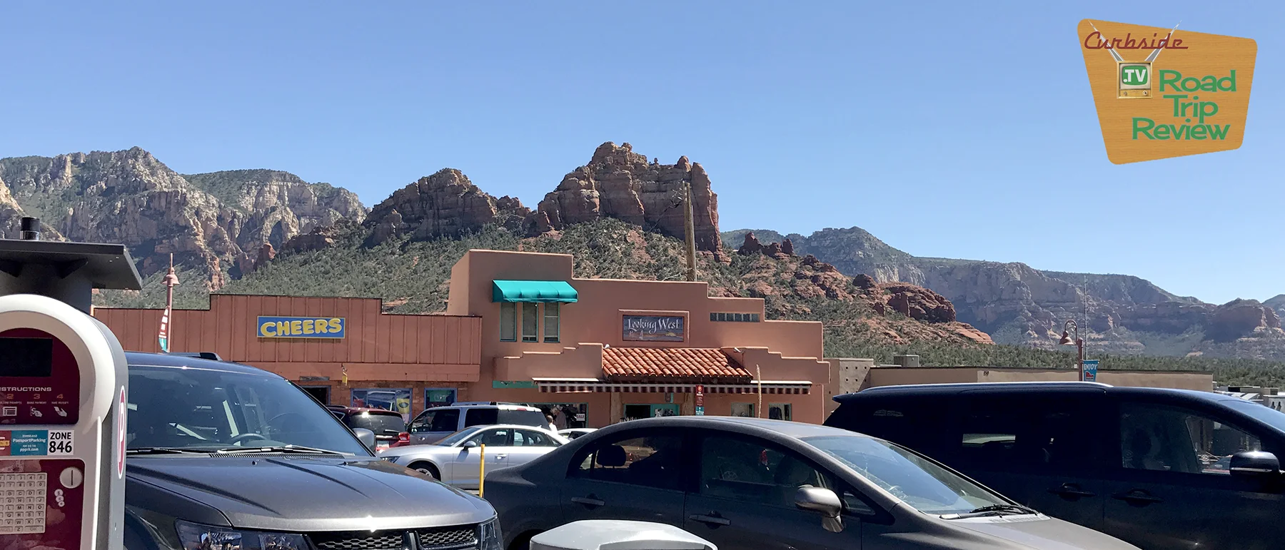 Sedona's shopping in the shadow of incredible rock formations