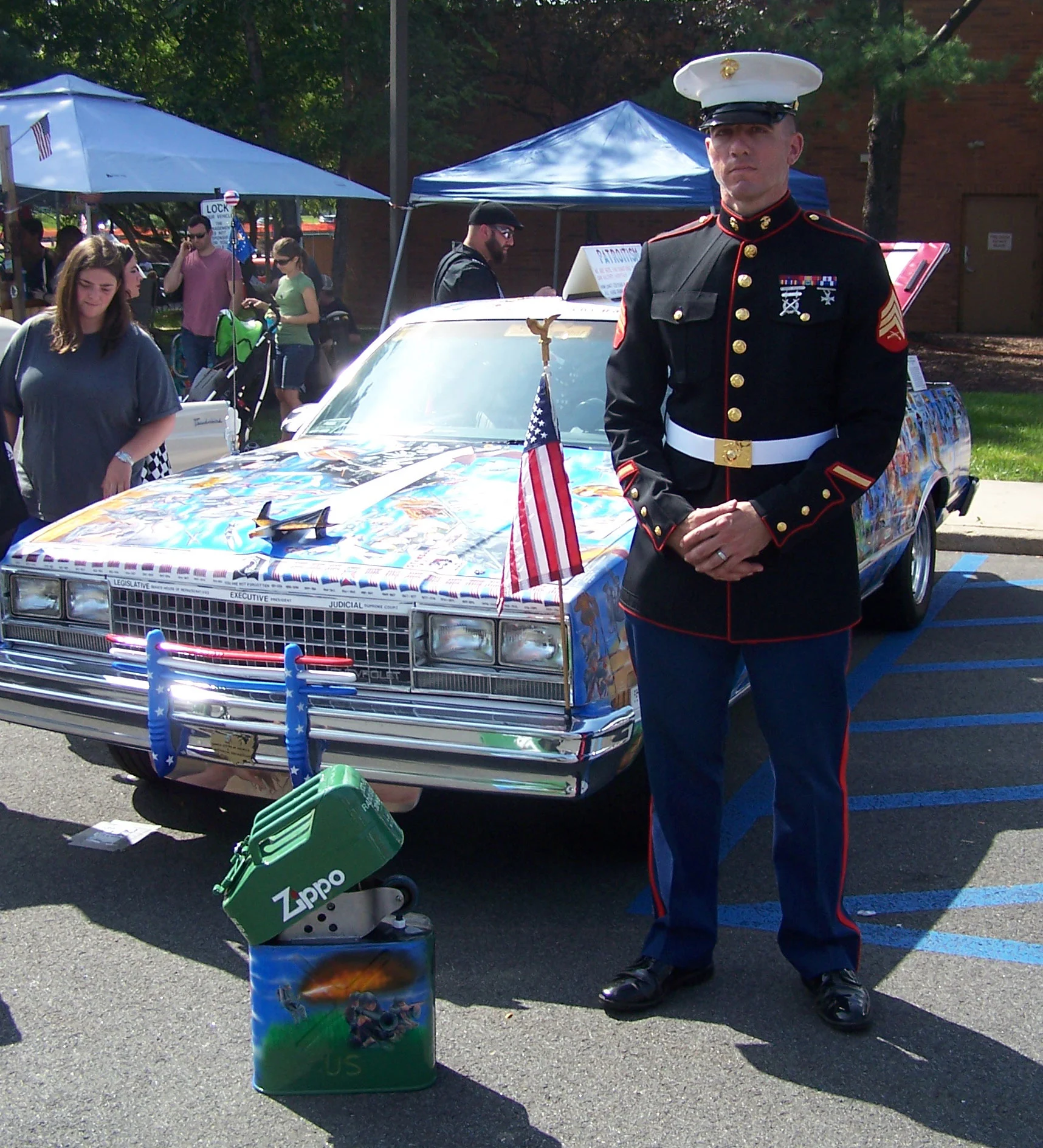 Patriotic painted 1986 Chevrolet El Camino
