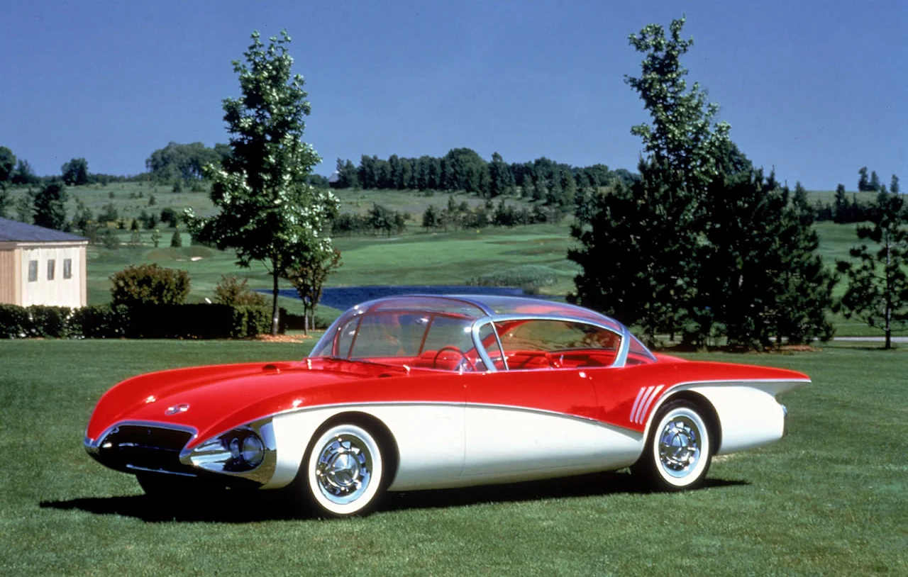 The beautiful 1956 Buick Centurion designed by then 26-year-old Chuck Jordan