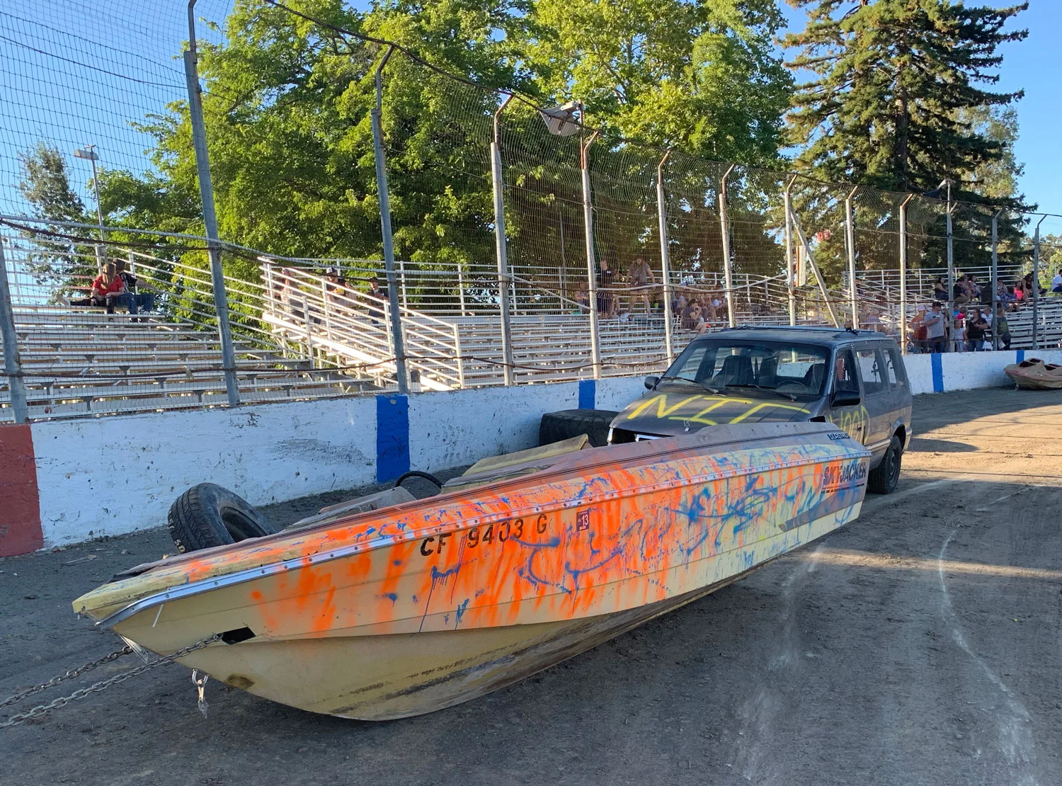 The Curbside boat race machines