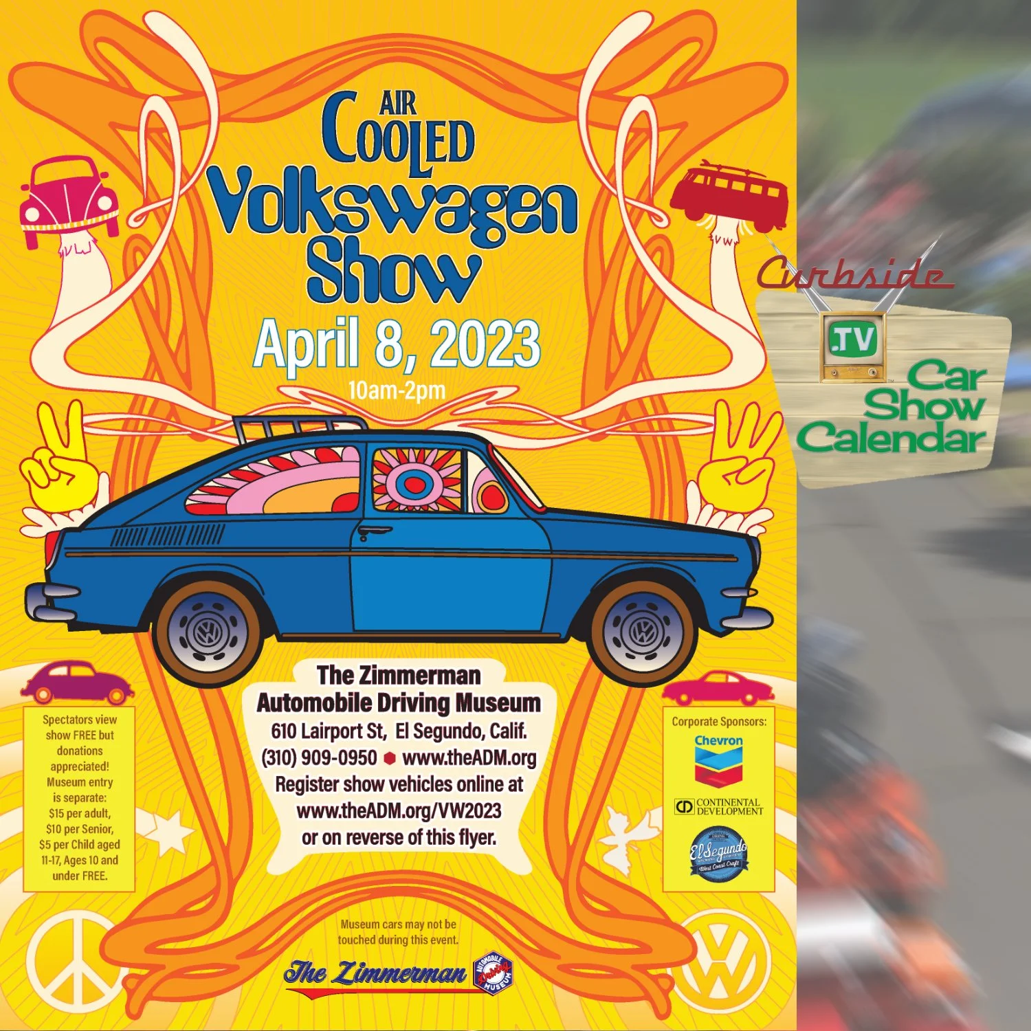 Air cooled VW car show in El Segundo, CA