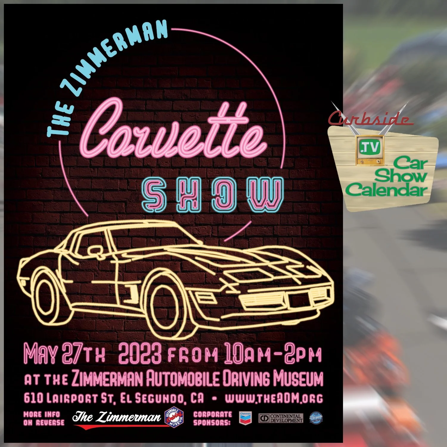 Corvette car show in El Segundo, CA