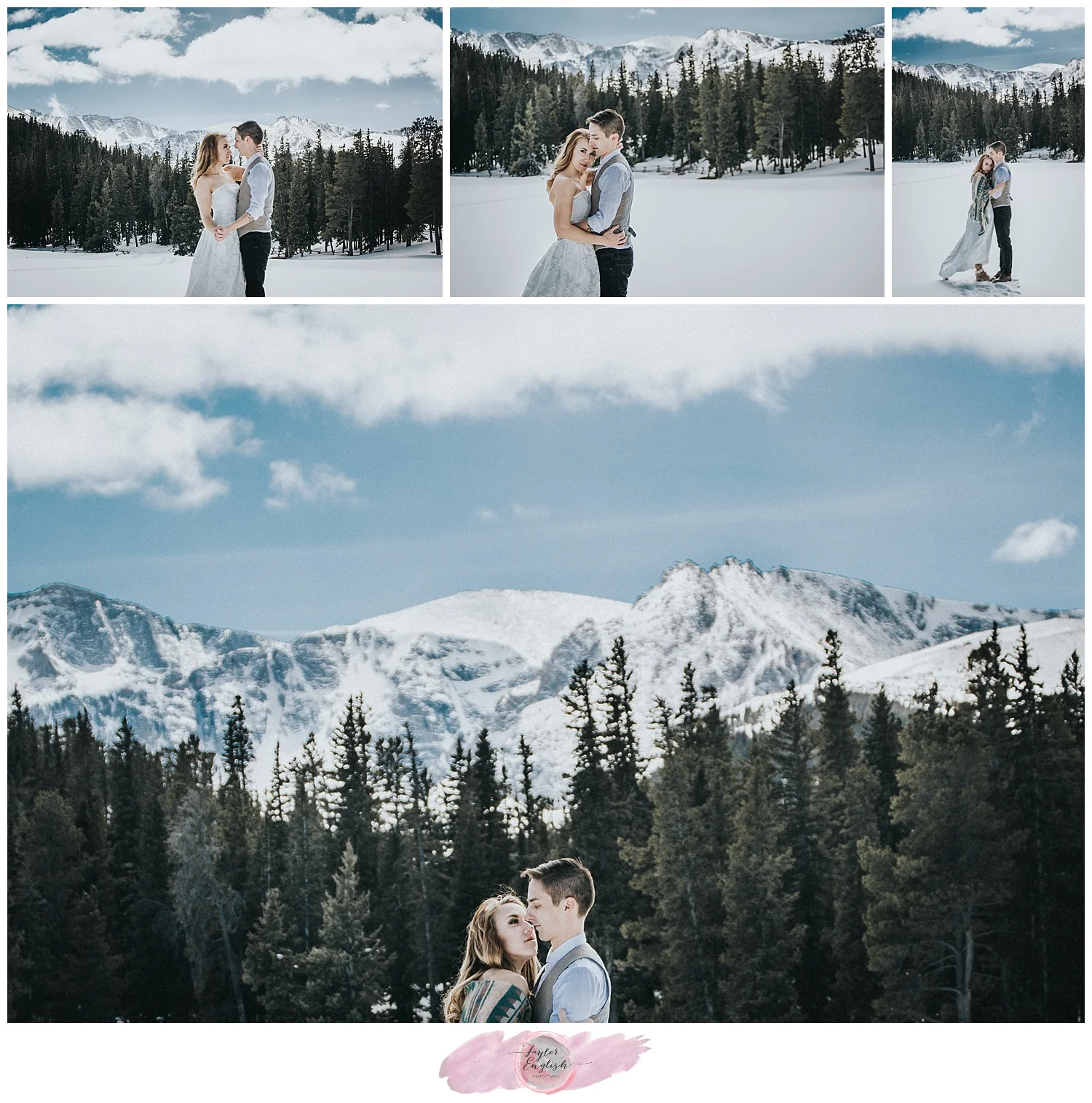 Slow dancing in the middle of a frozen lake!