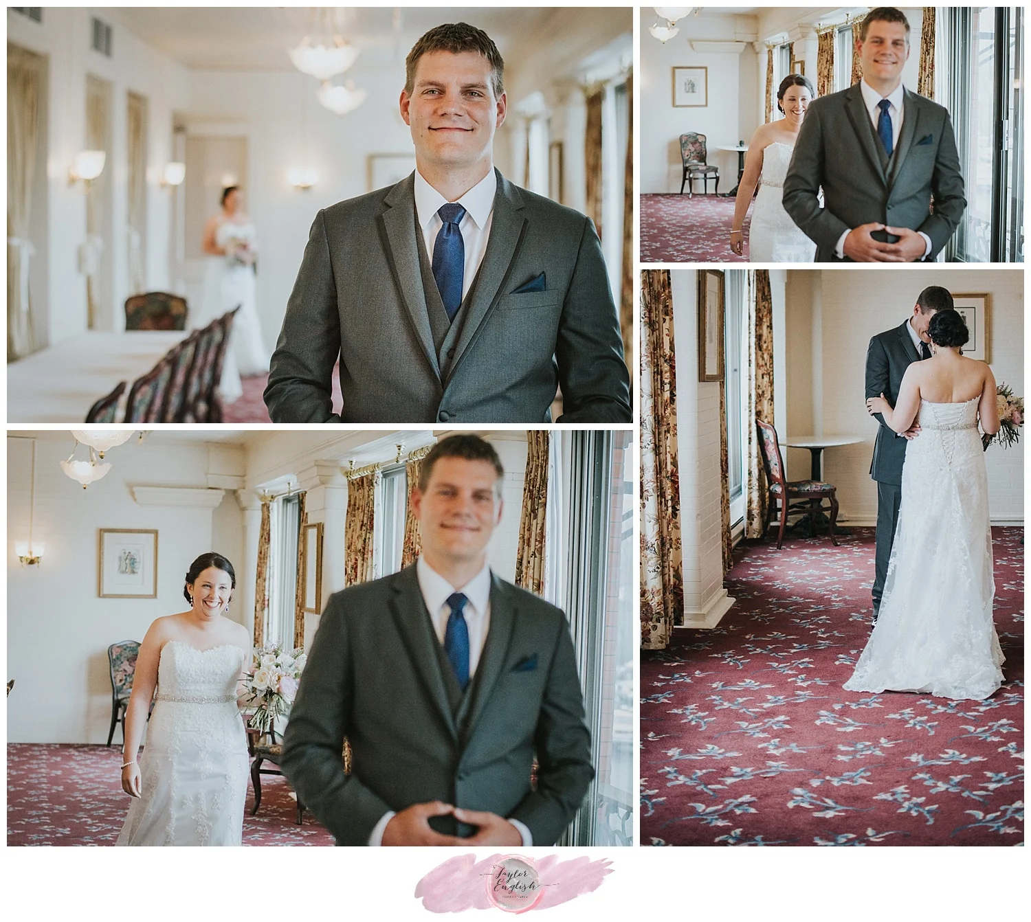 The first look as Laura comes sneaking up behind Brad! Brad says, "I sense a disturbance in the force!"