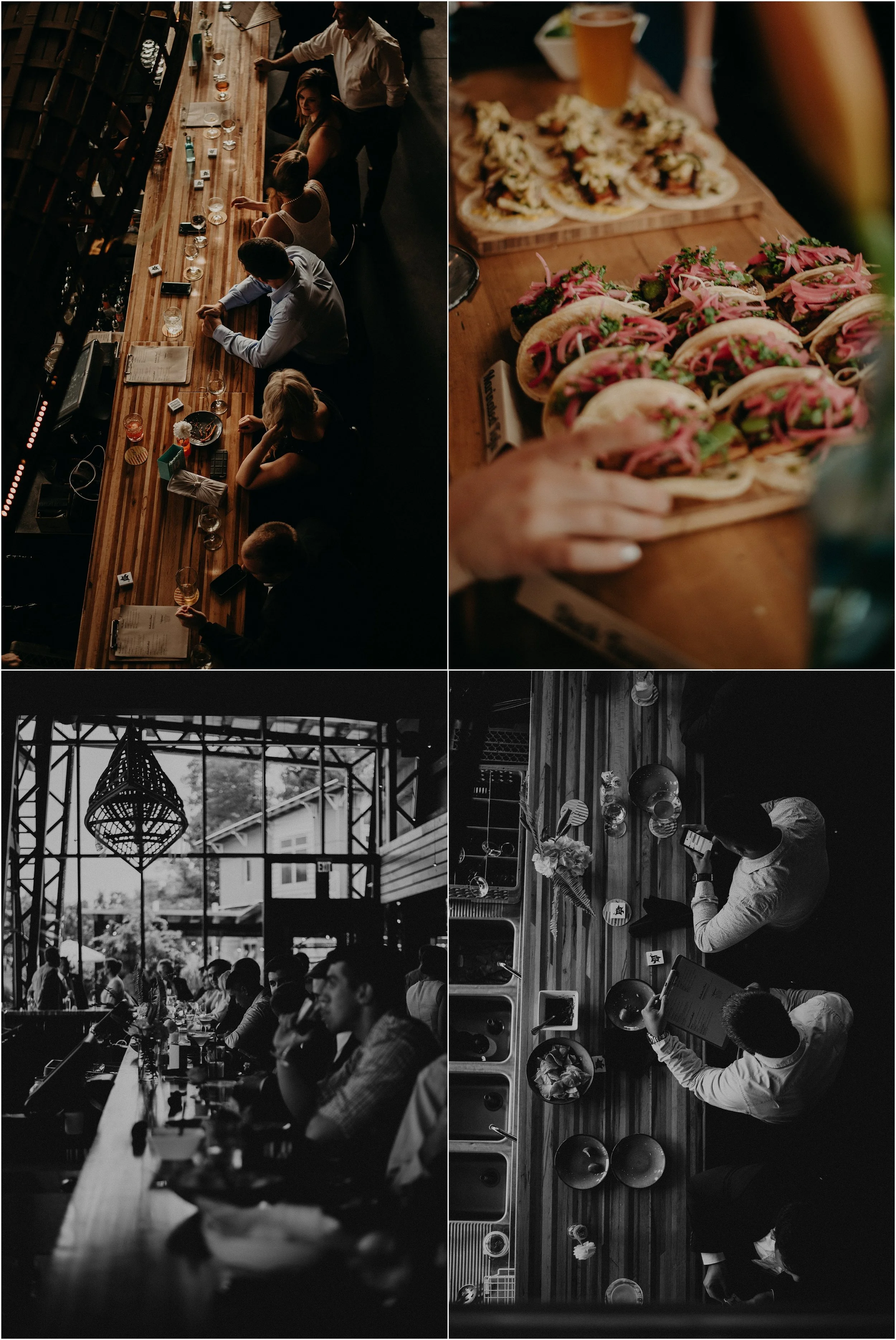 Wedding Reception at the Flying Squirrel Bar in Chattanooga, Tennessee