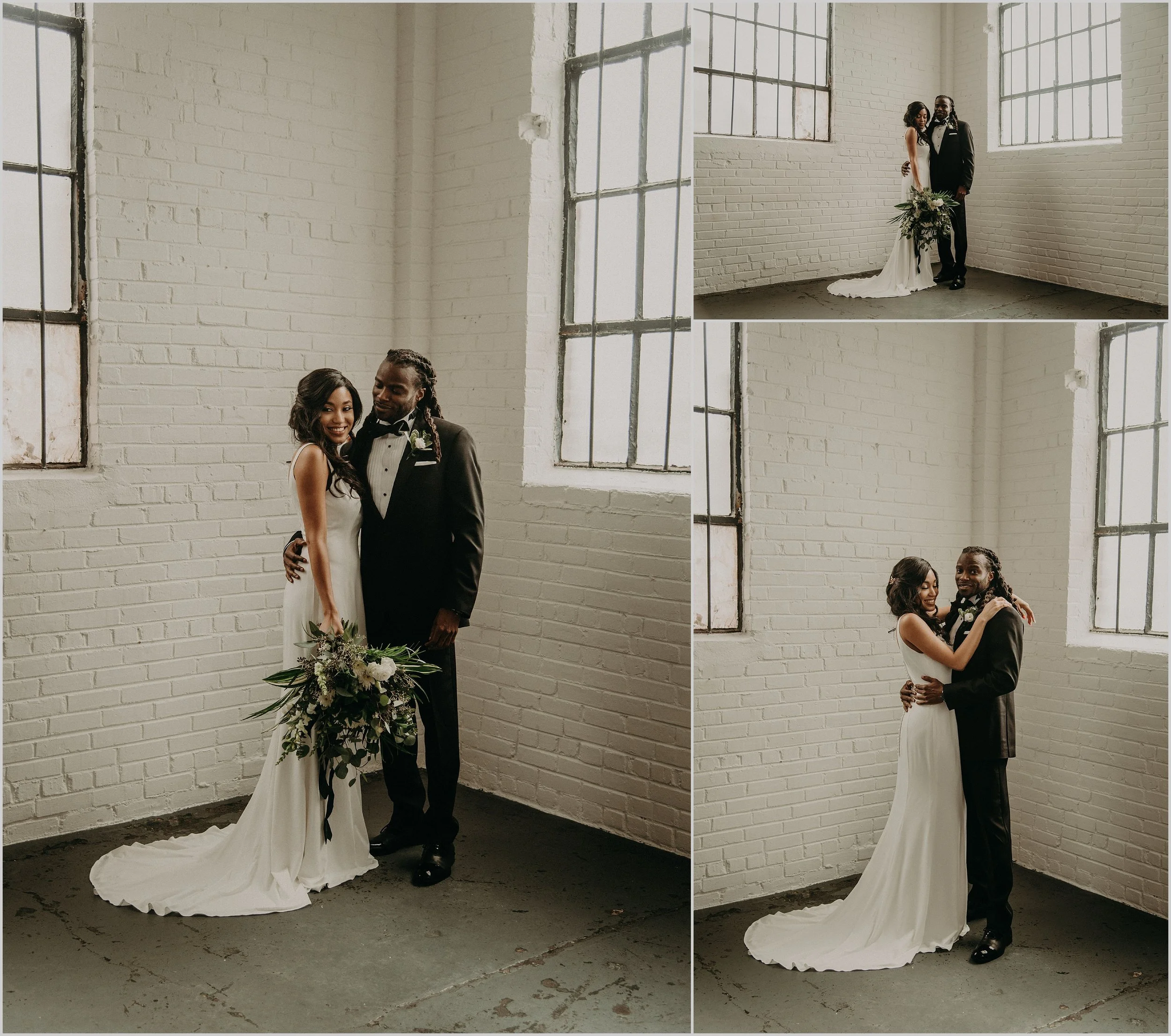 Industrial loft wedding at The Brickyard Marietta