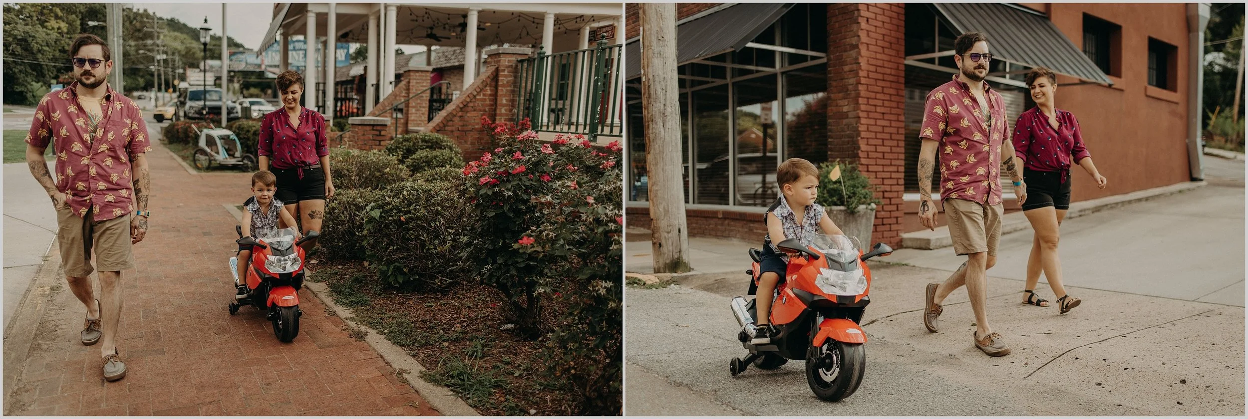 An urban family photo session in St. Elmo, Chattanooga, Tennessee