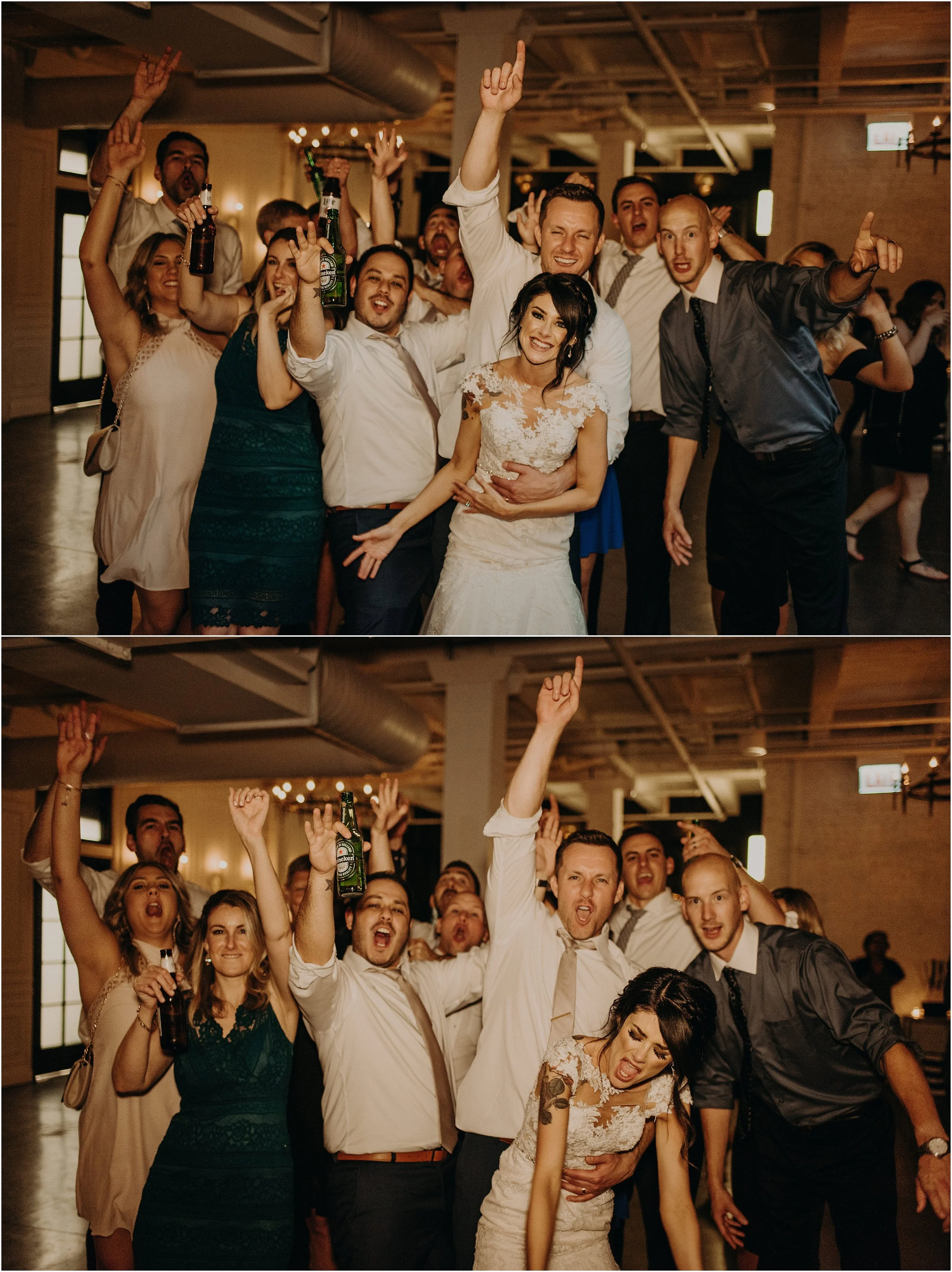Celebrations galore at the reception!