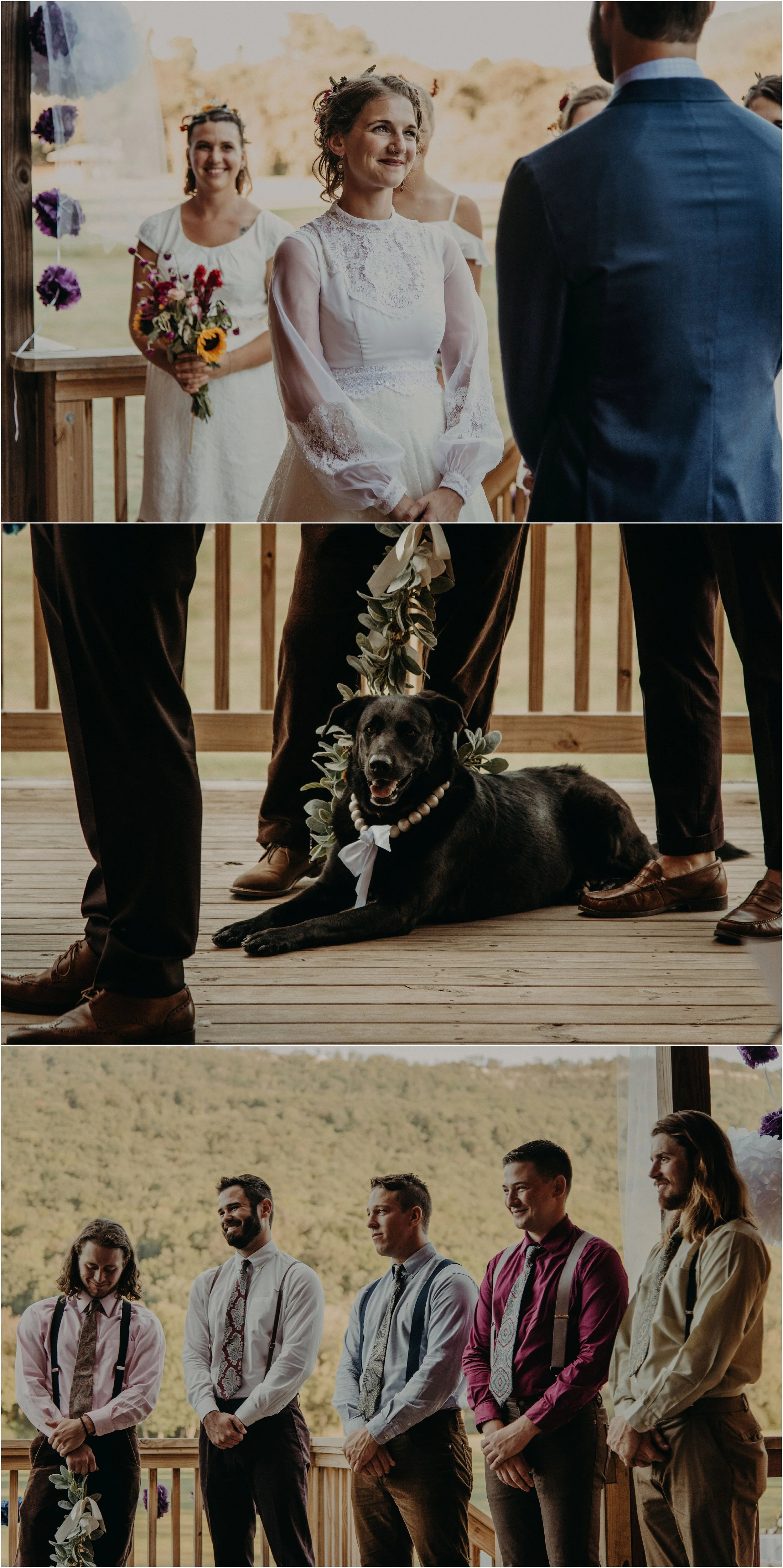 Wedding ceremony in Wildwood, Georgia