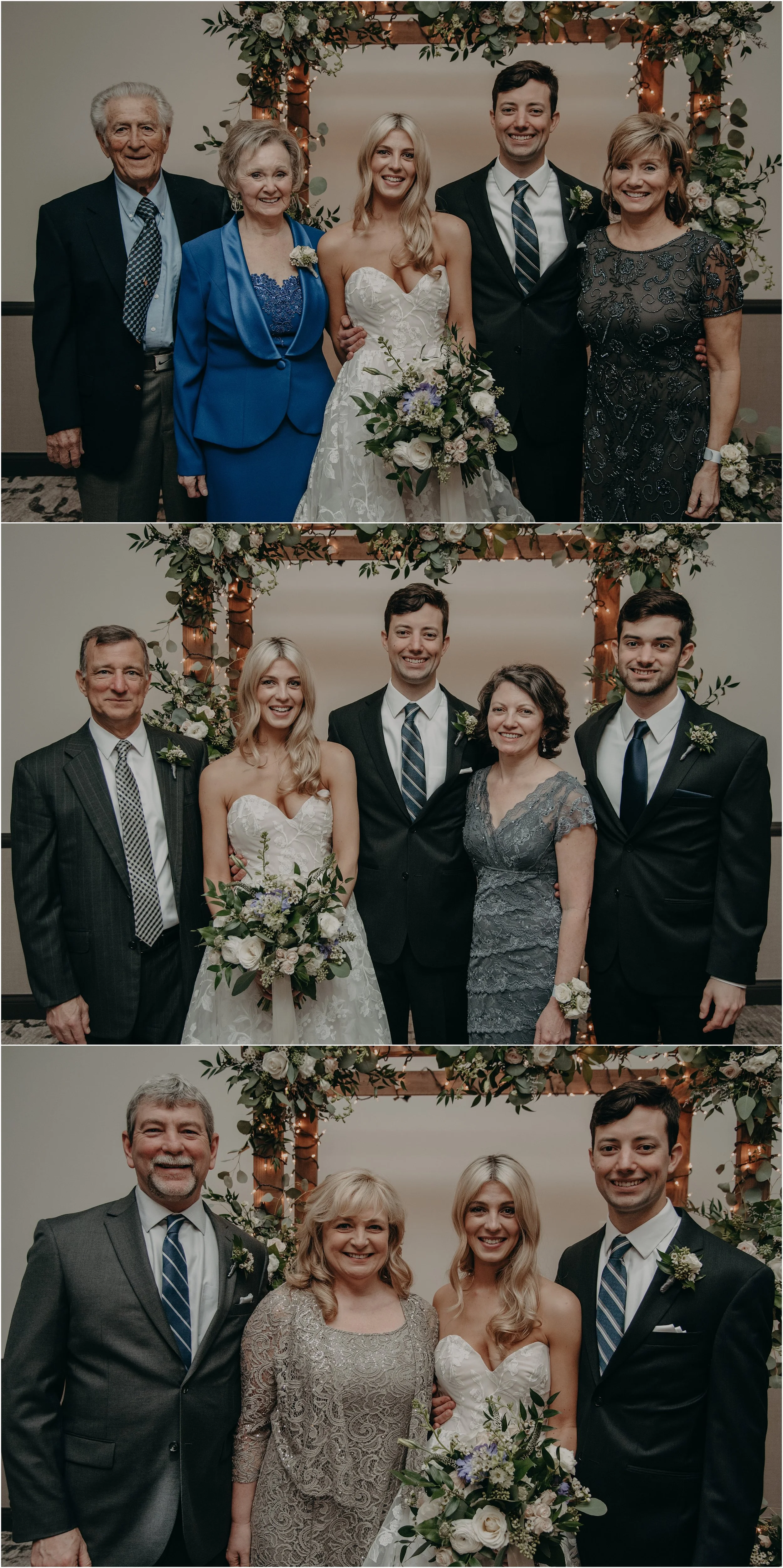 Family formals at the altar