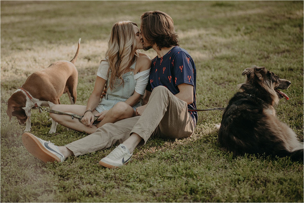 fun outdoor engagement session by chattanooga Tennessee wedding photographer taylor english photography