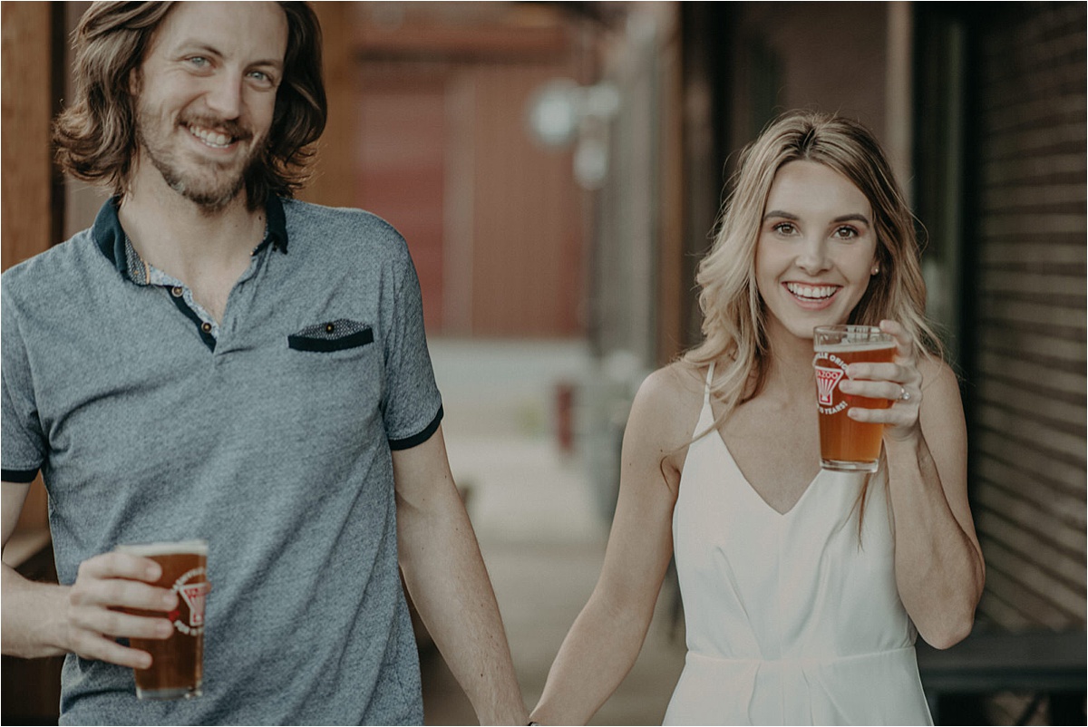 fun outdoor engagement session by chattanooga Tennessee wedding photographer taylor english photography