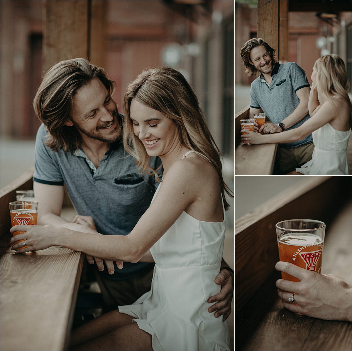 fun outdoor engagement session by chattanooga Tennessee wedding photographer taylor english photography