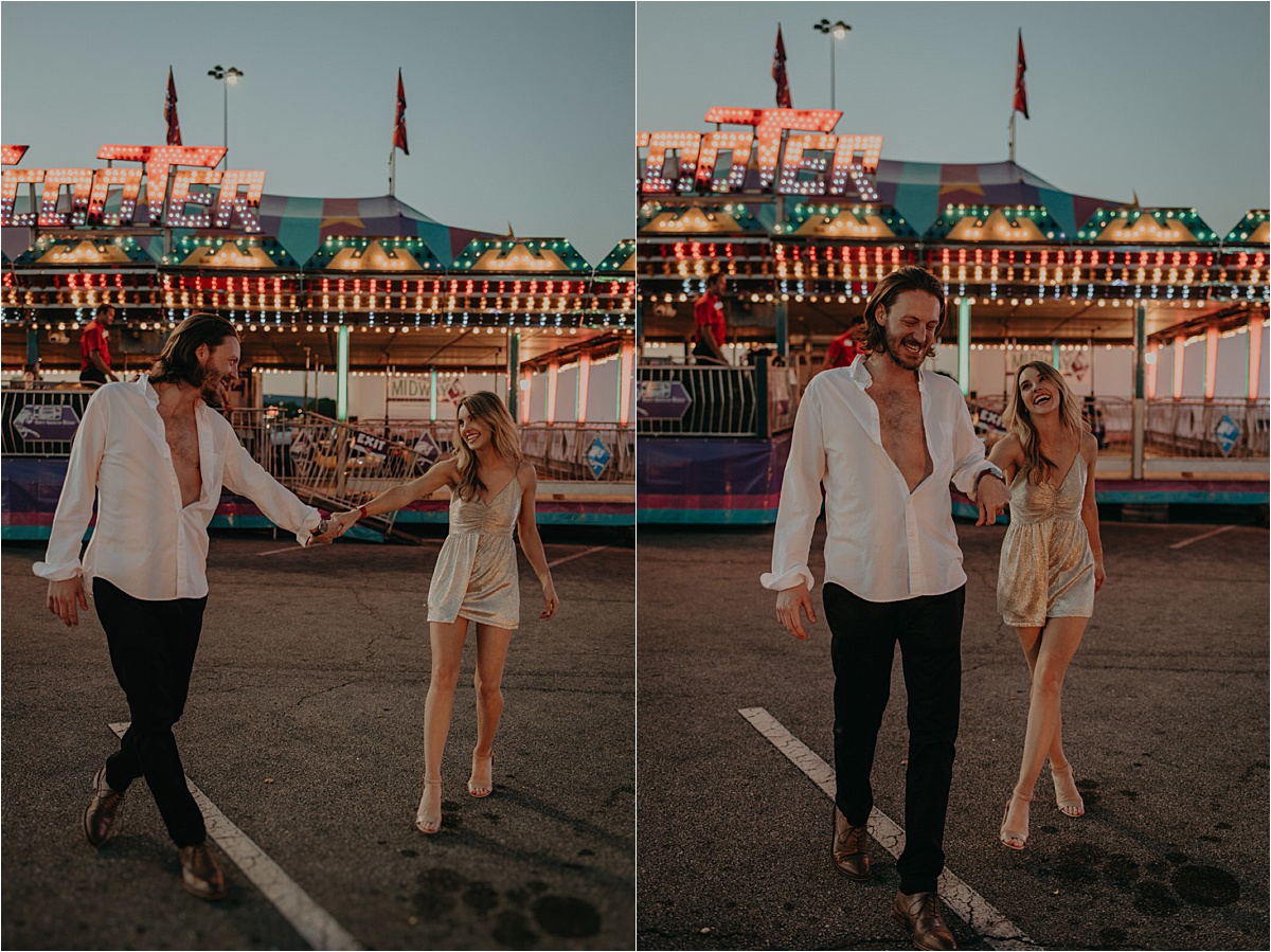 fun outdoor engagement session by chattanooga Tennessee wedding photographer taylor english photography