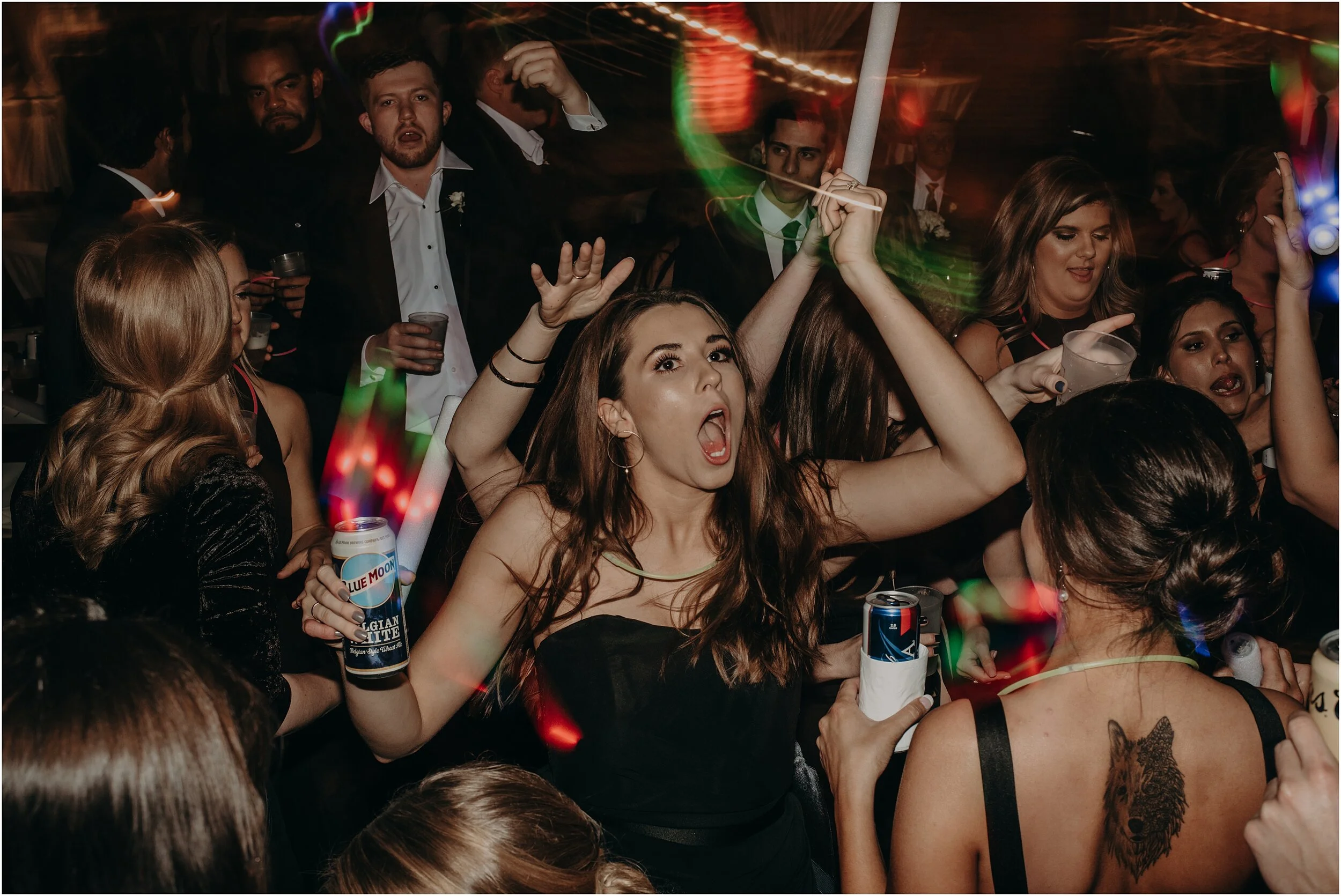 Dragging the shutter can really enhance the party atmosphere like it did at this wedding reception at the Church on Main in Chattanooga, TN.