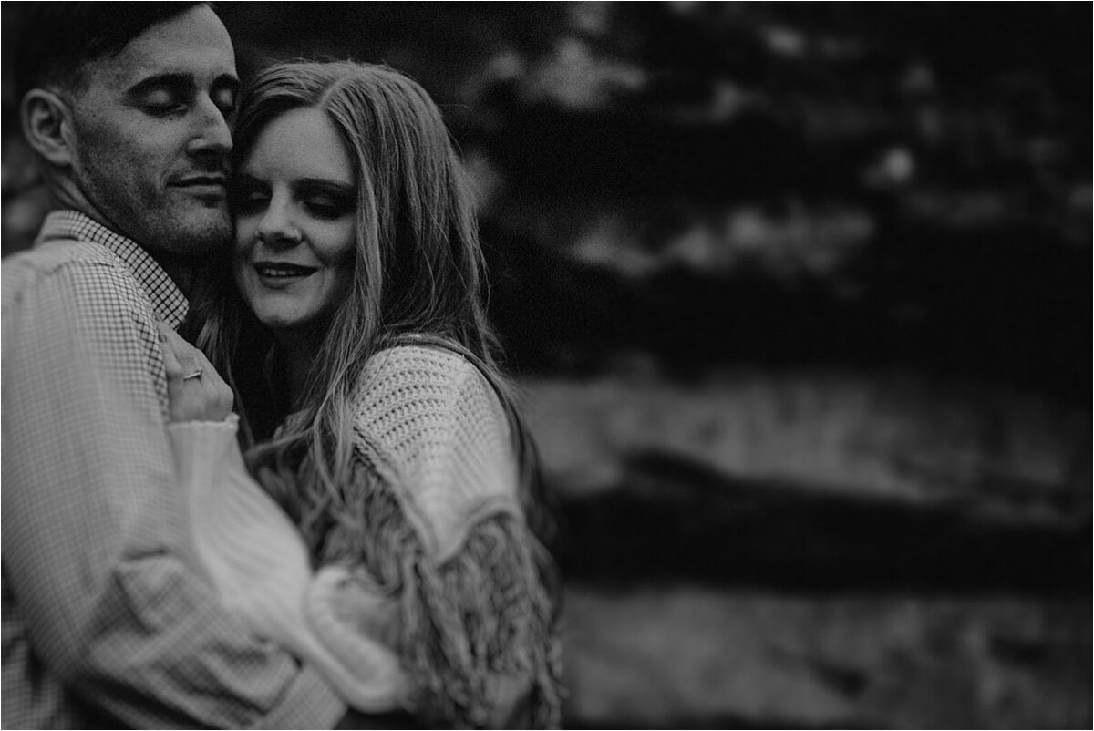 engagement session in tennessee hills by chattanooga wedding photographer