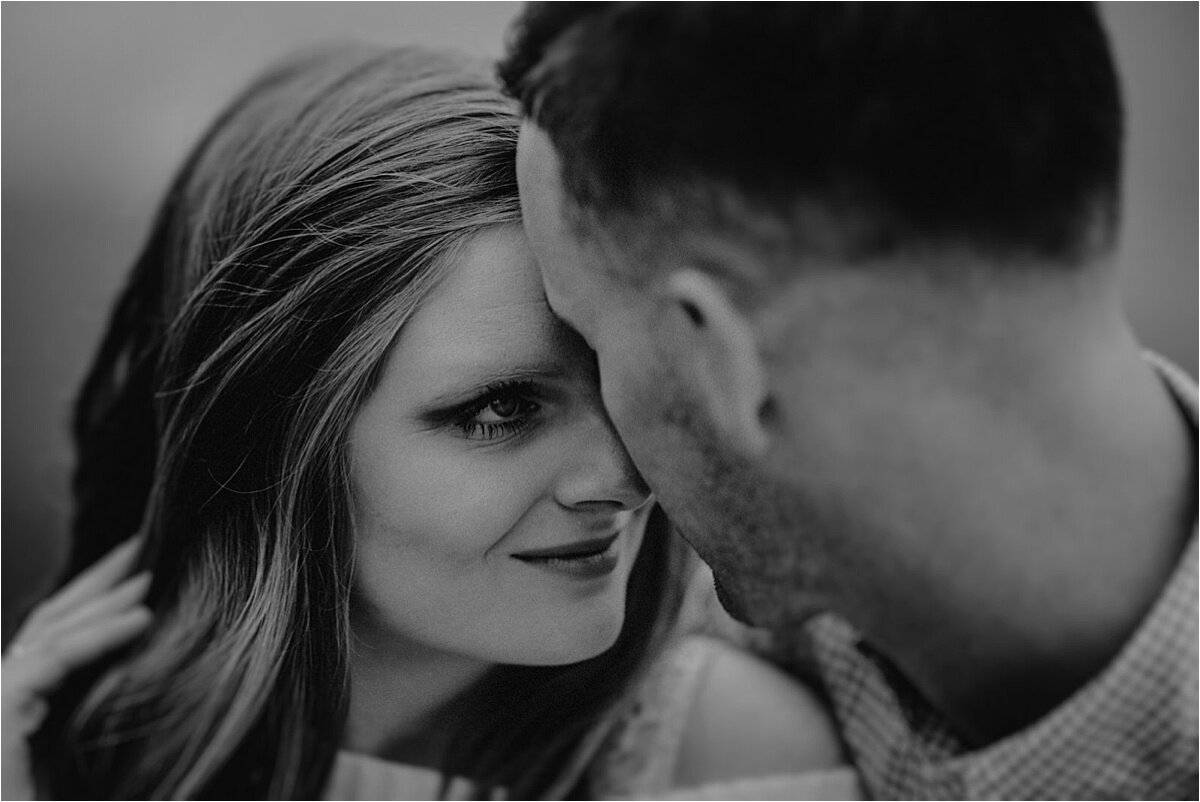 engagement session in tennessee hills by chattanooga wedding photographer