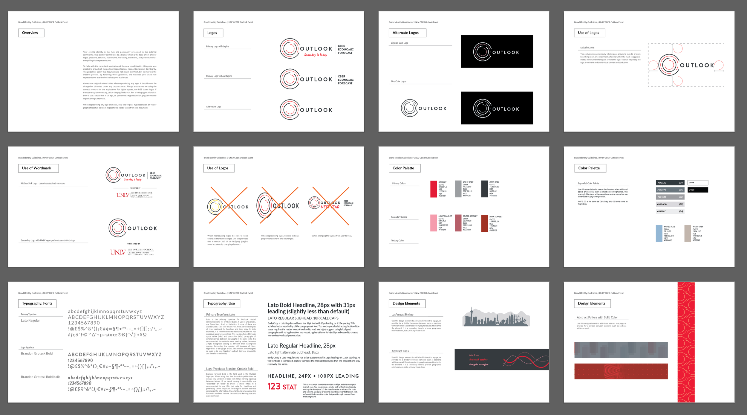 UNLV CBER Outlook Brand Guidelines
