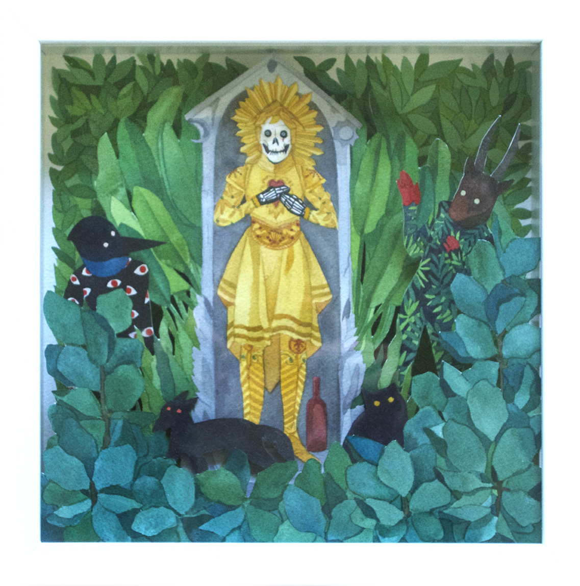 Meet Me at St. LonelyHeart's at 3pm 2014 // Mixed Media