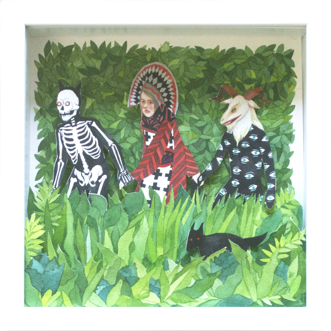 The Journey Begins With Familiar Guides 2014 // Mixed Media