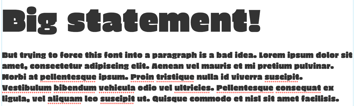 Aaah! My eyes! // Trying to force a standout heading font into paragraphs is a BAD idea! Here are 5 free Google fonts that pull double duty in both headers and paragraphs. | Hoot Design Co.