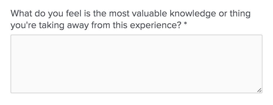 There are some questions you really DO want involved, unique answers to. Save open-ended answers for them!