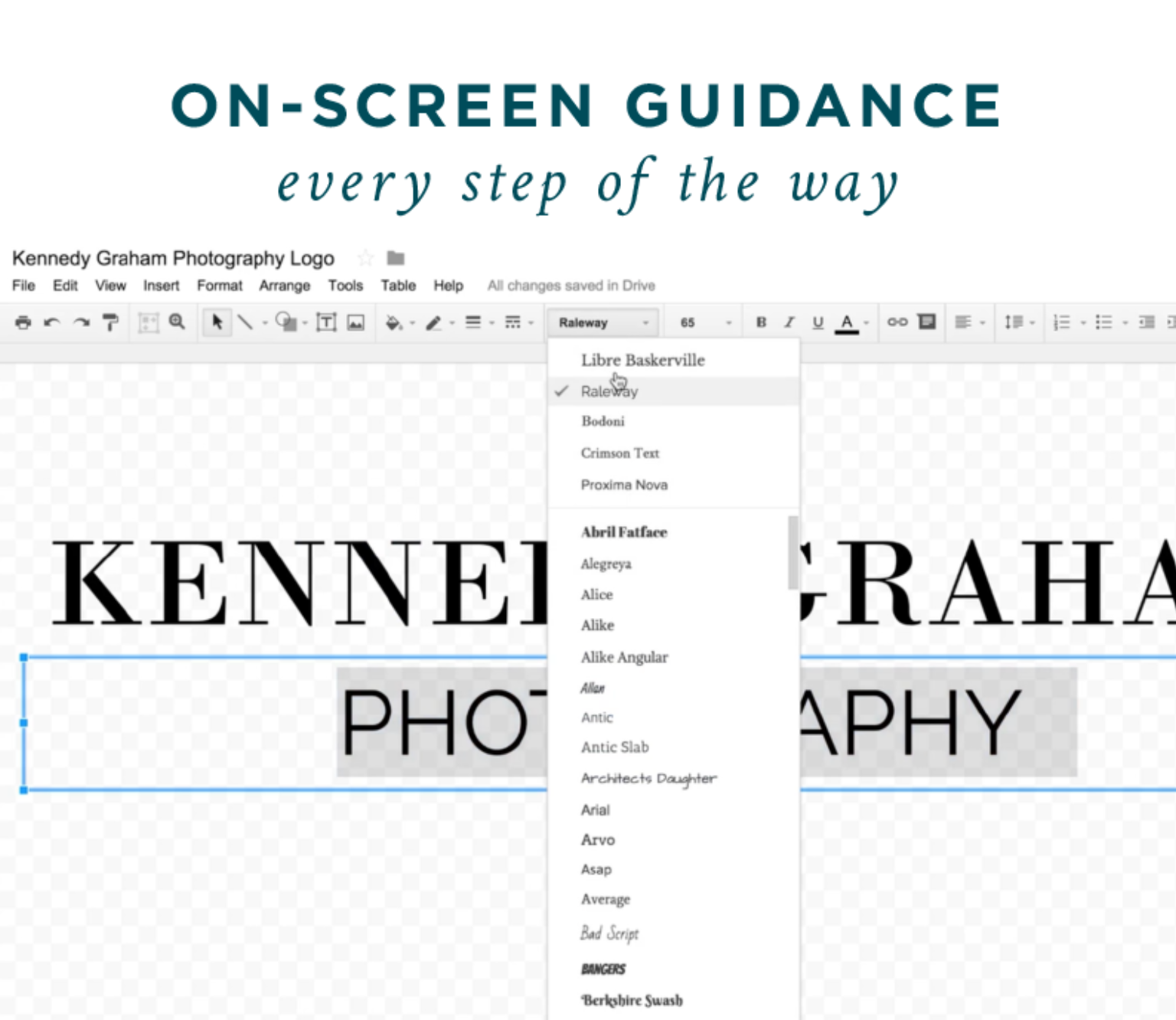 Logo and watermarks