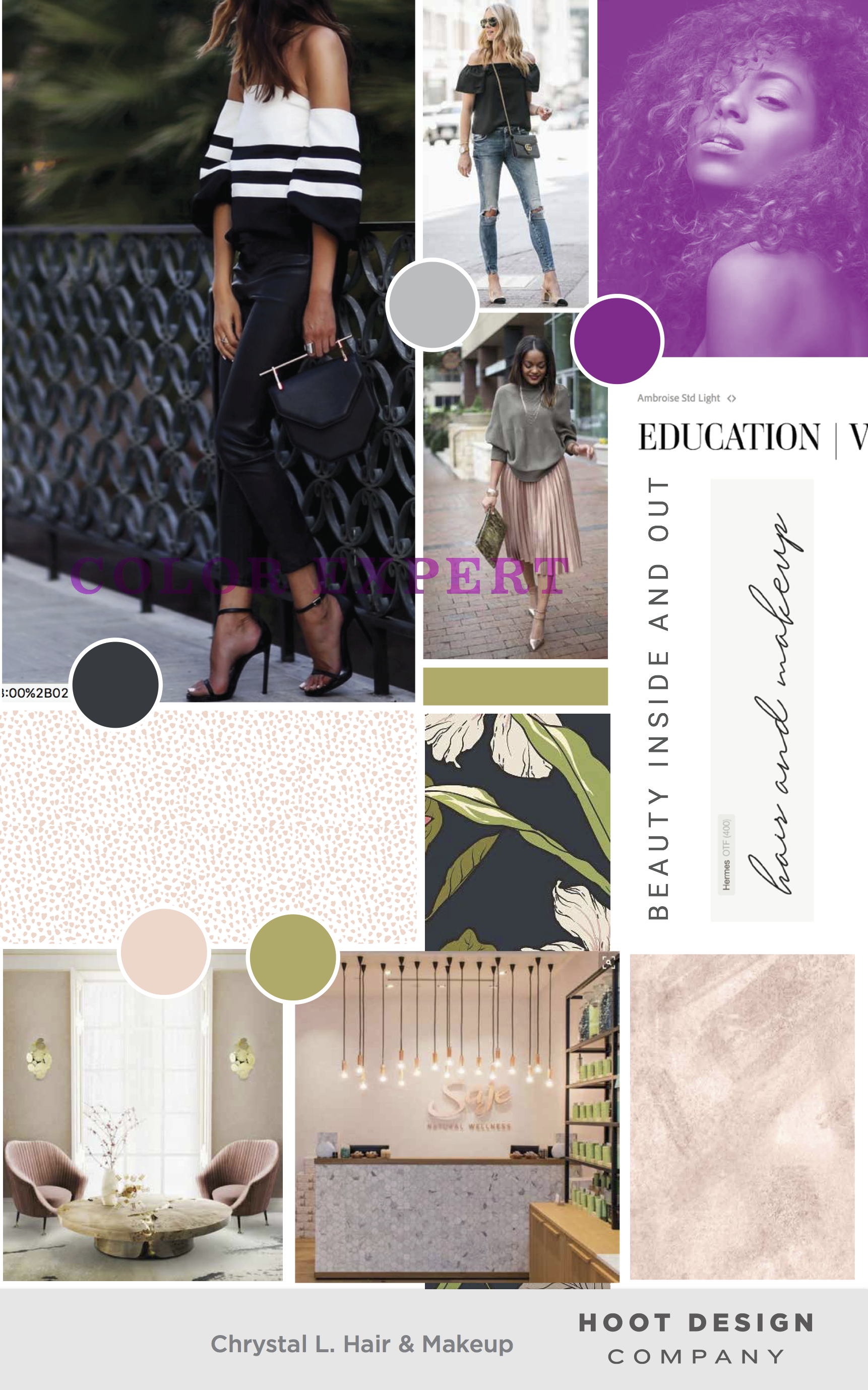 Chrystal L. Hair & Makeup vision board