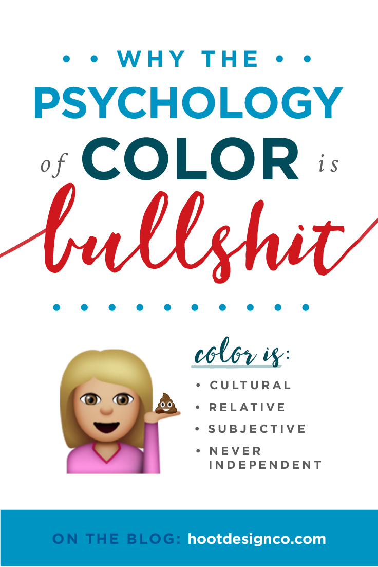 Blog post about the psychology of color