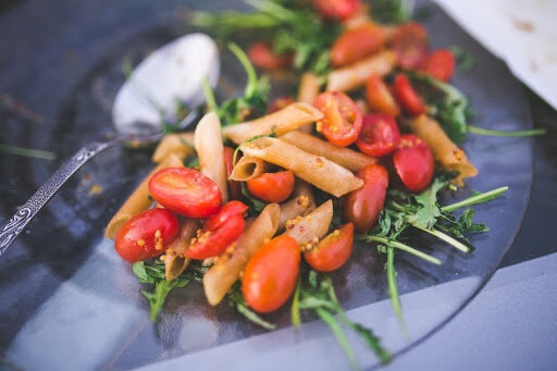 Professional photograph of pasta