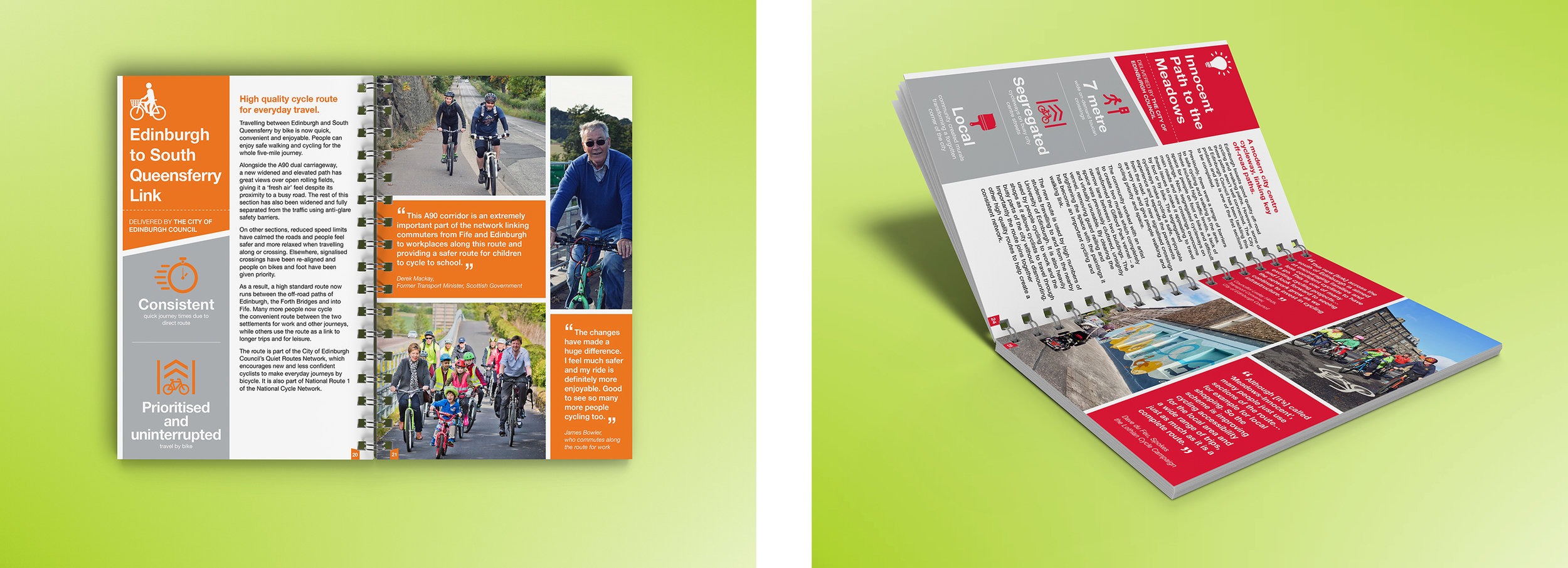 The digital showcase we developed for Community Links Plus received very positive feedback, fulfilling its purpose as a promotional item and advertisement for Sustrans’ work.