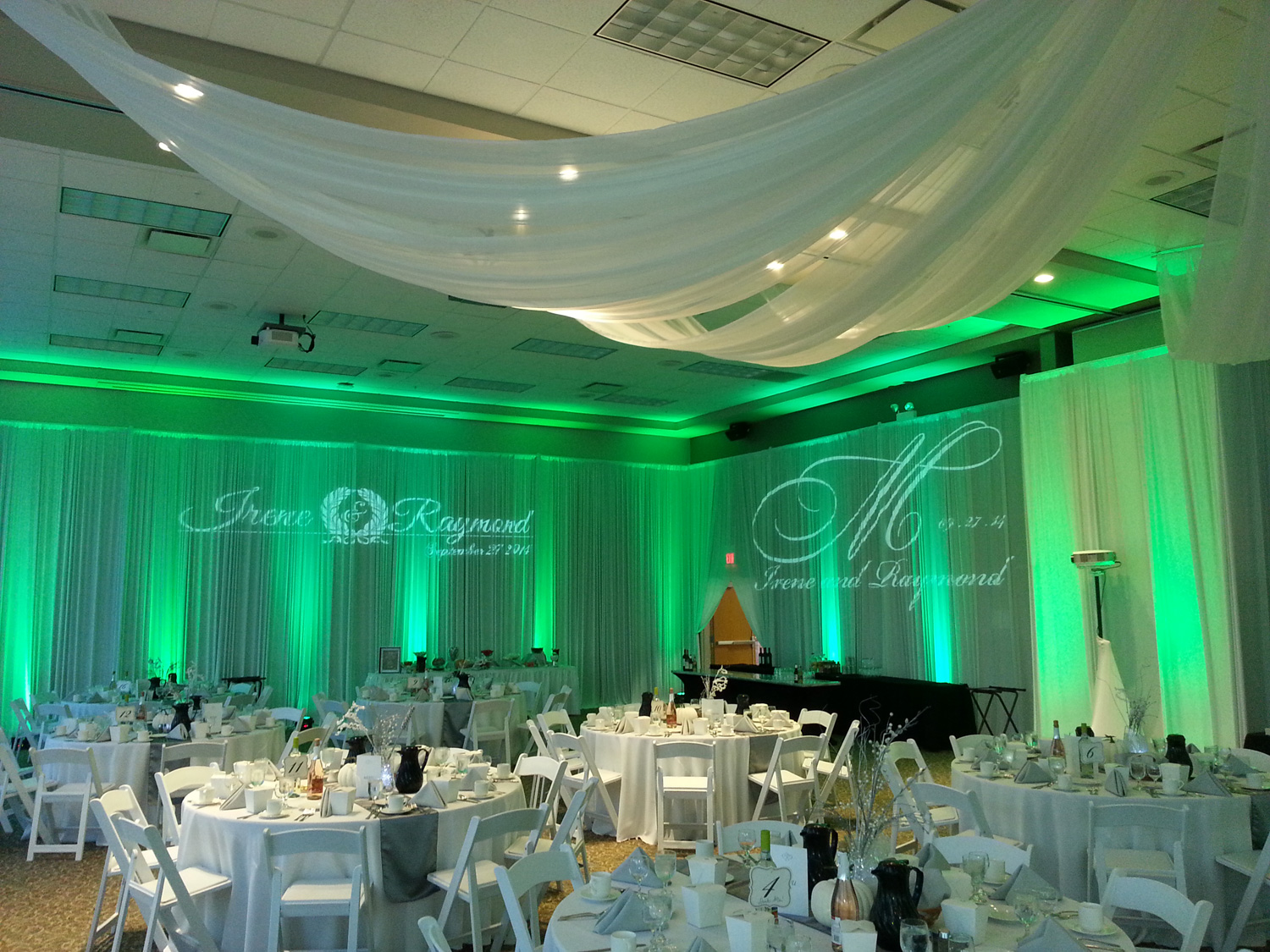 Full room draping