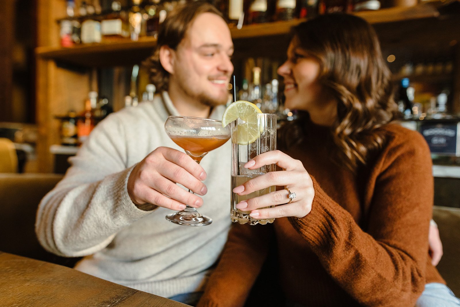 Snowy Strolls &amp; Cozy Corners: A Warm, Candid Winter Engagement in Stillwater, MN