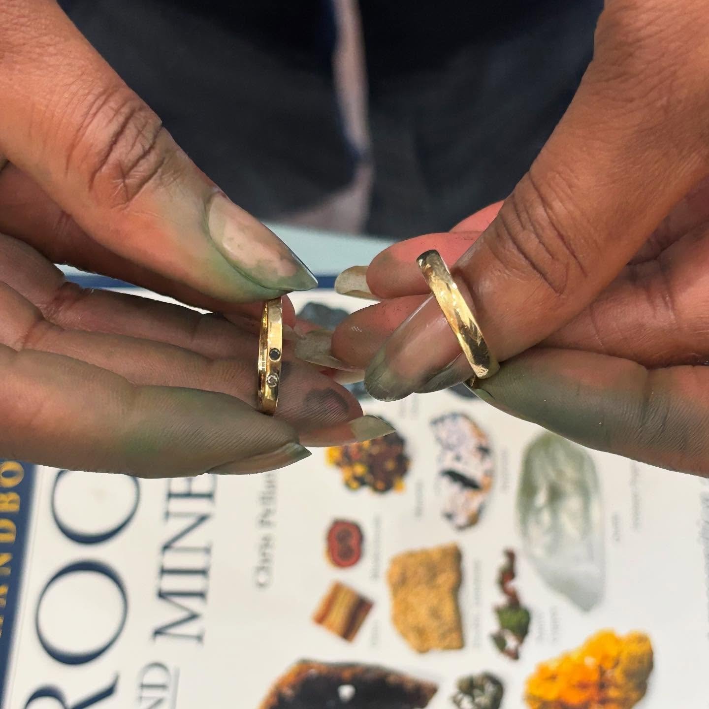 Still a bench jeweler at heart. It&rsquo;s always been about the craft. Re-polish on some pieces I created almost 10 years ago.
&bull;
&bull;
&bull;
#charltonandlola #finejeweler #finejewelrydesign #diamonddistrictnyc