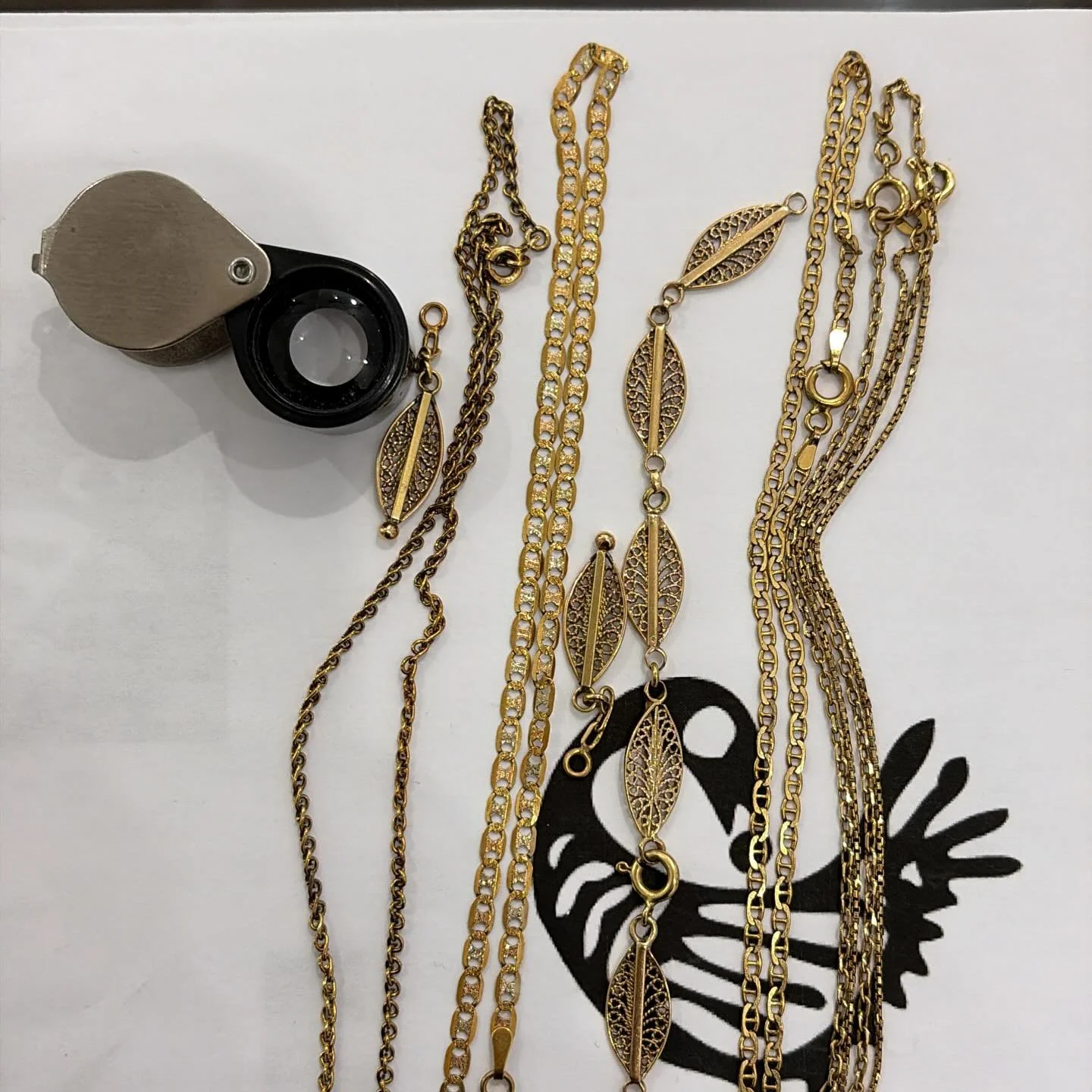 Quiet mornings are great for appraisals. A good cup of coffee and a strong eye. 
&bull;
&bull;
&bull;
#charltonandlola #finejeweler #newyorkcitydiamonddistrict