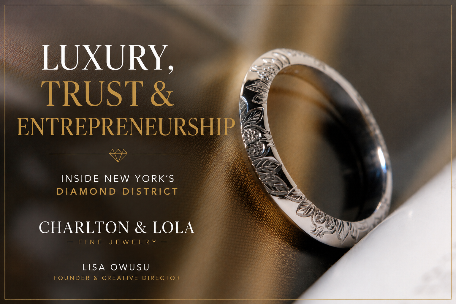 Knowledge is Luxury: Lisa Guest Lectures at Vogue College of Fashion in New York